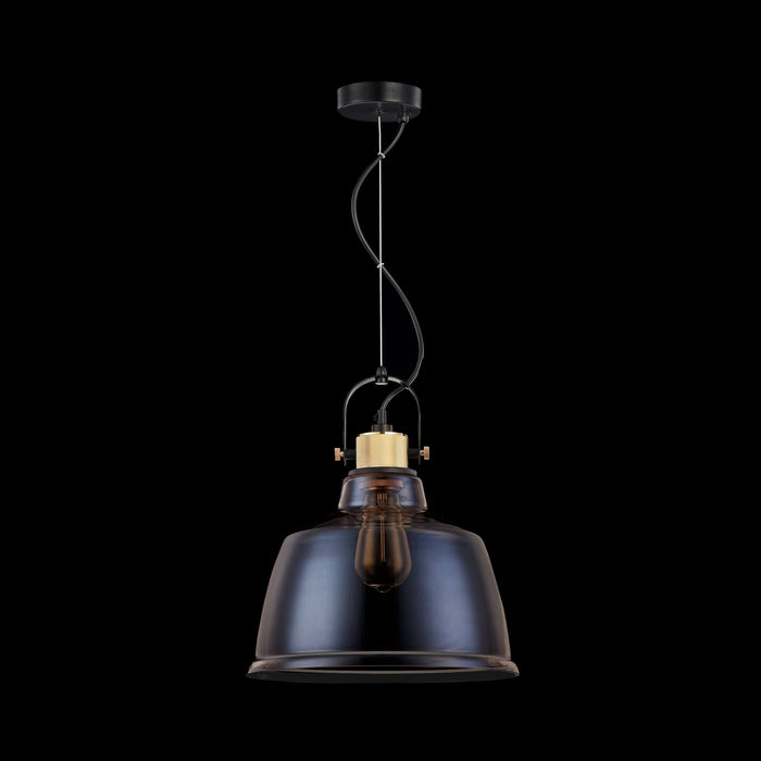Lampada pendente Pendant in Metallo Irving Nero