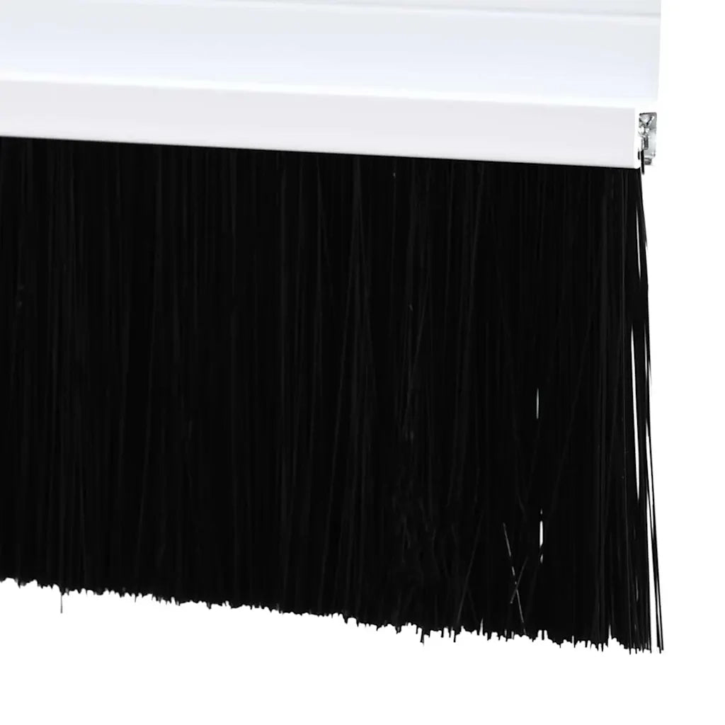 Spazzole per porte a vite 2 pcs Bianco 100 cm Lega di alluminio