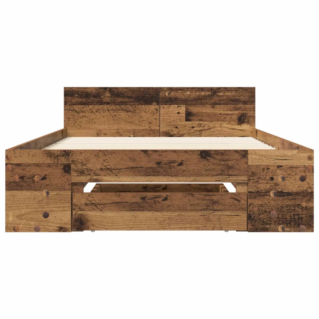Telaio del letto con storage Legno antico 80 x 200 cm 3429600