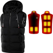Vestito Caldo Elettrico con Cappuccio - Unisex - Scarpe 46 - Nero