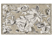 Tappeto Arredo Salotto Antiscivolo Scendiletto Camera Dis. Aster By Suardi - 65x110(Set 2) - Tortora