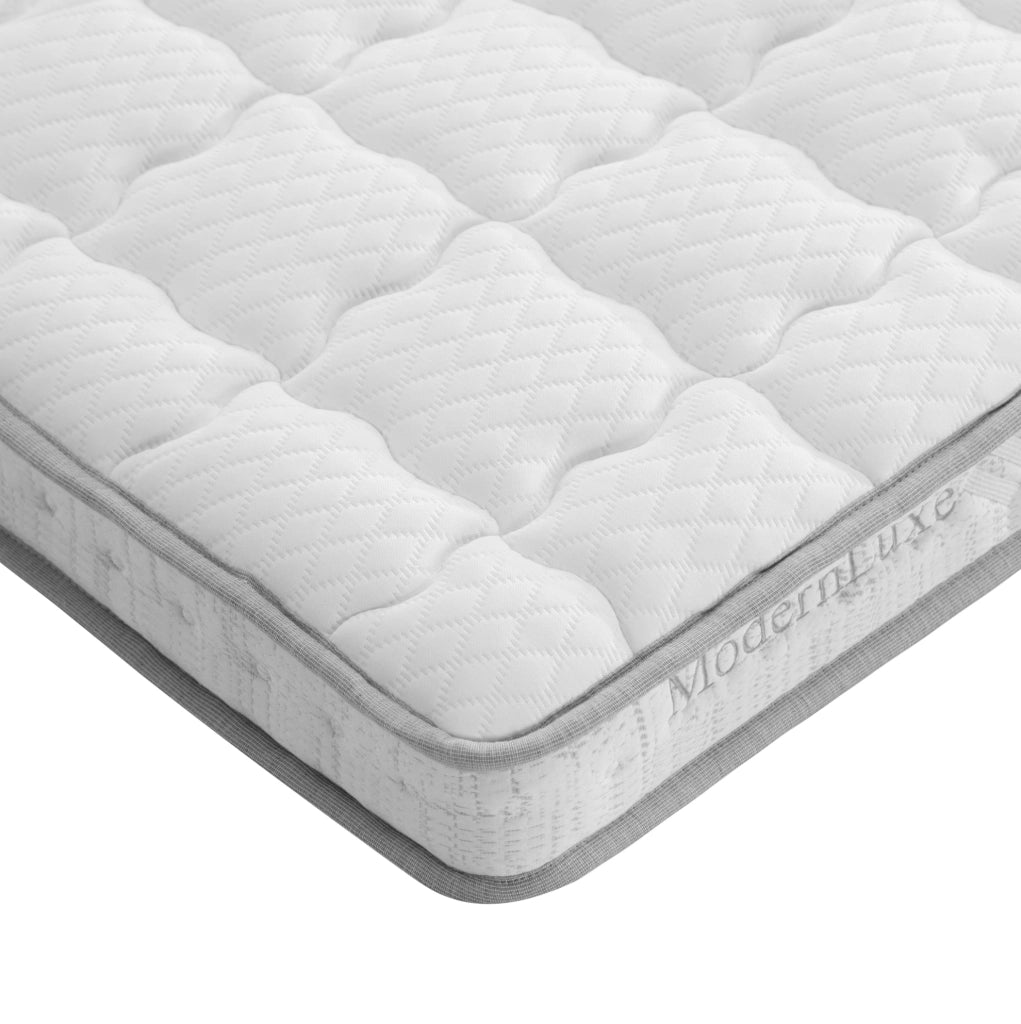 Materasso ibrido 140x200 cm H3 con 7 zone a molle insacchettate e schiuma fredda; bianco