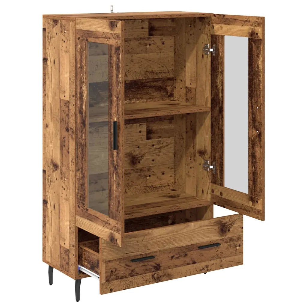 Credenza-Buffet-Armadio da cucina Legno vecchio 69,5 x 31 x 115 cm Legno multistrato 548102
