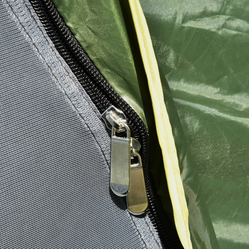 Tenda da campeggio 4 stagioni per 3 persone, impermeabile, verde scuro, 210x210x140 cm