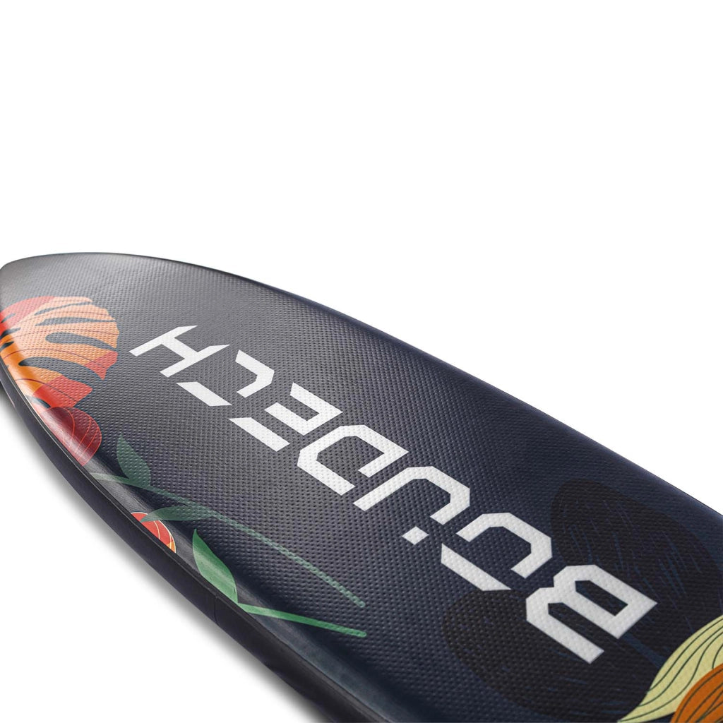 Stand Up Paddle Board Flatwater/Touring Carissa Jungle - Tavola da SUP gonfiabile 300X75X15 cm con pagaia regolabile, cavigliera, gonfiatore, kit riparazione e borsa da trasporto. Peso Max 140kg
