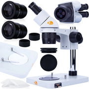 Microscopio Stereoscopico Binoculare Ganimedes S MSGS-B-PS1 – Testa Rotante 360° | Zoom 20/40x Espandibile a 10/80x