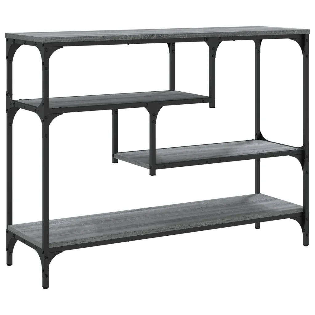 Tavolino Consolle | Tavolo d'Ingresso Grigio Sonoma 100x30x75 cm Legno Multistrato