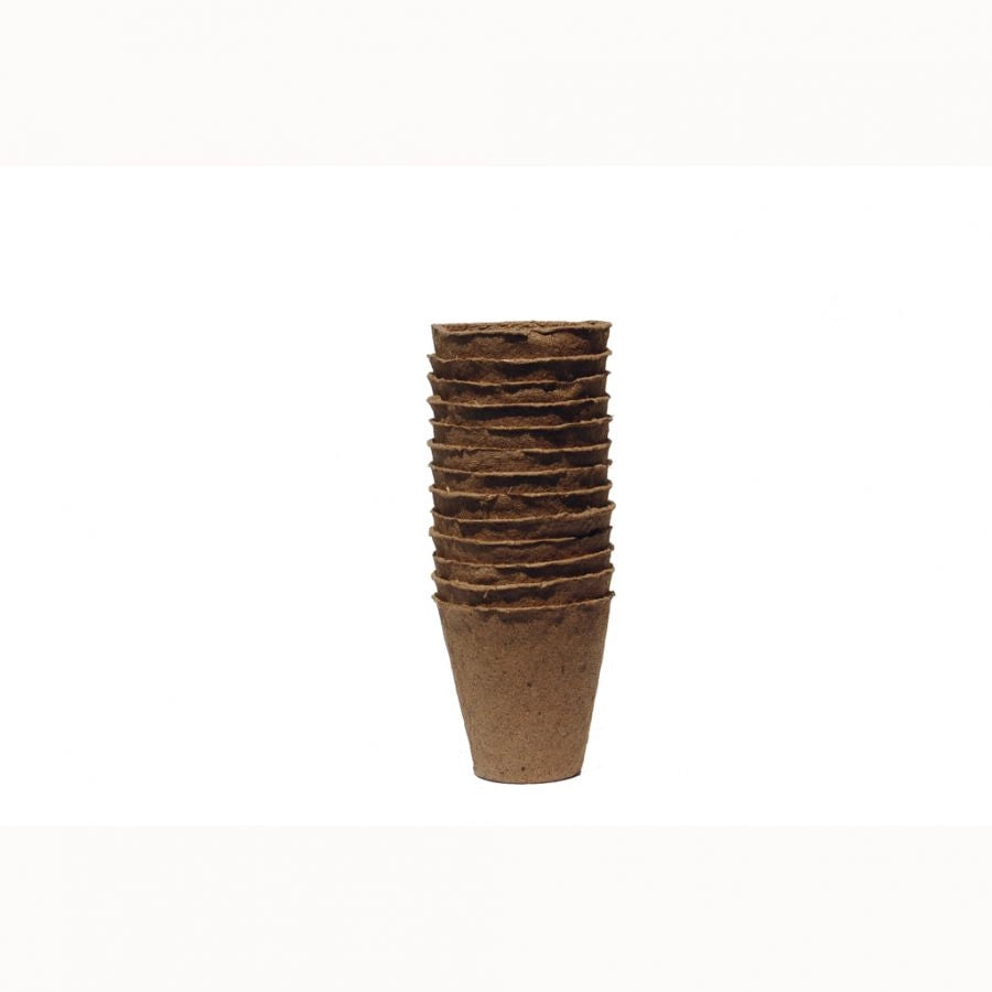 Vasi coltivazione in fibra di legno compostab d6 cm