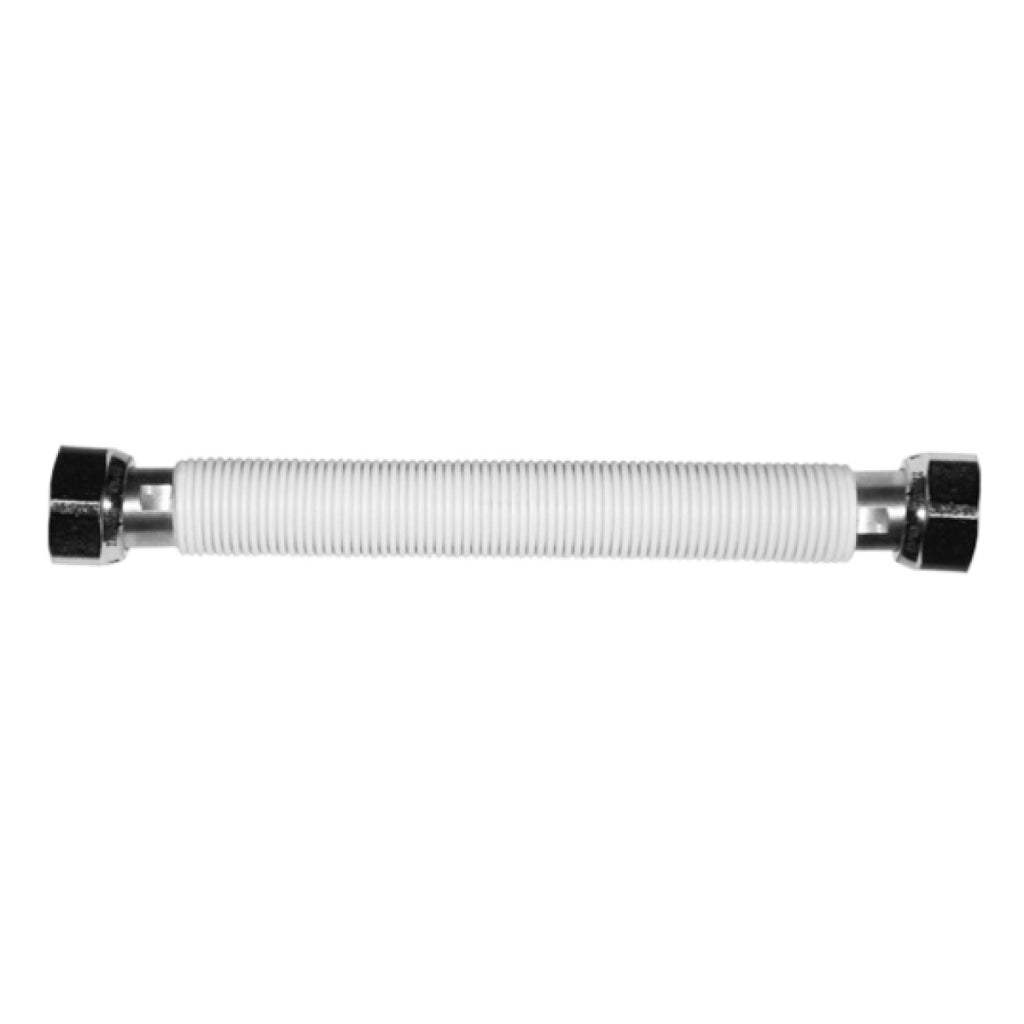 FLESSIBILE IN ACCIAIO RIVESTITO PER ACQUA FEMMINA/FEMMINA - F.F. 1/2  MM 220-420  - FLA