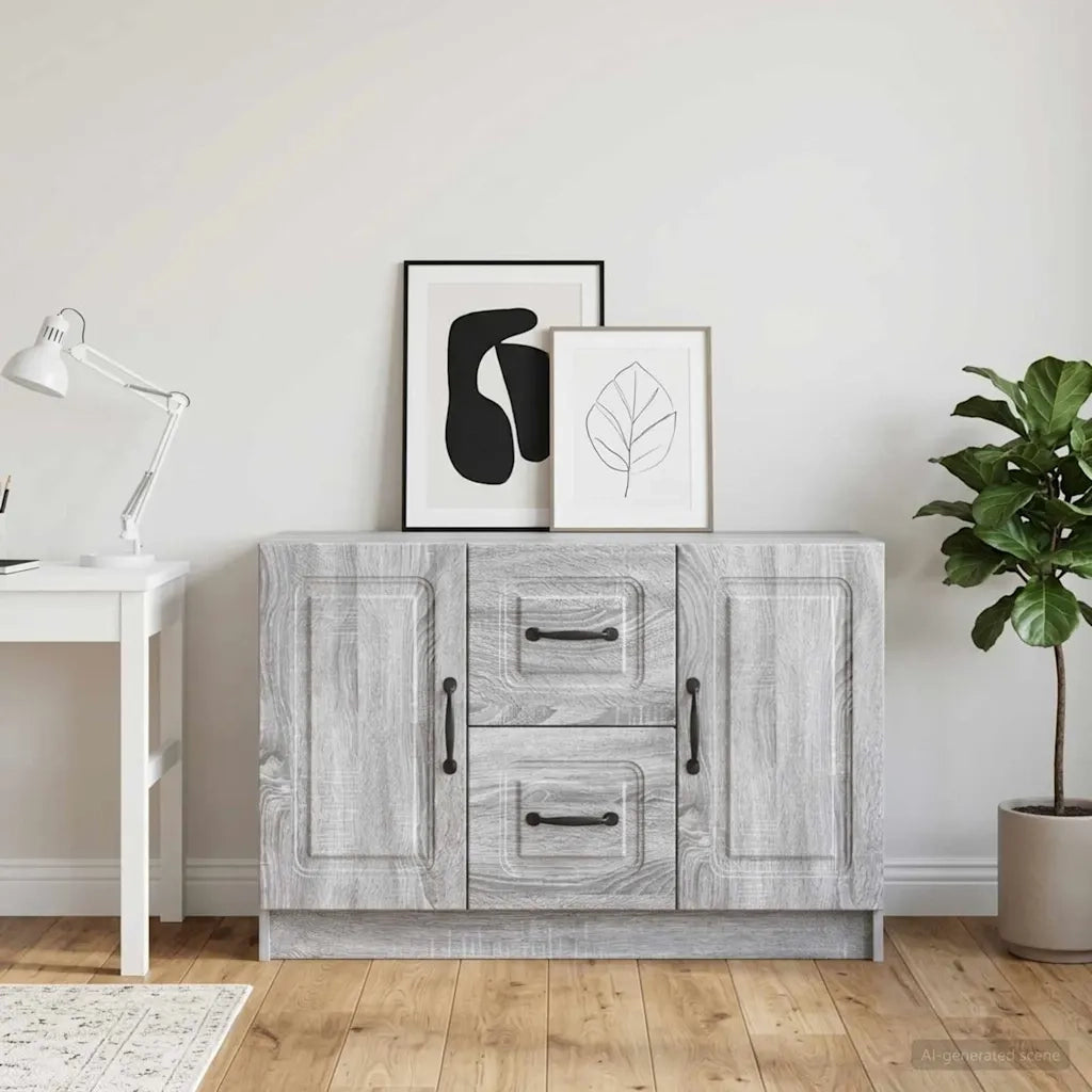 Credenza Grigio Sonoma 89 x 34,5 x 57 cm Legno ingegnerizzato 895811