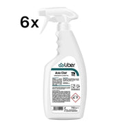Axa Clor 6 Pezzi x 750 ml, Detergente Sgrassante Schiumogeno al Cloro HACCP | Liber