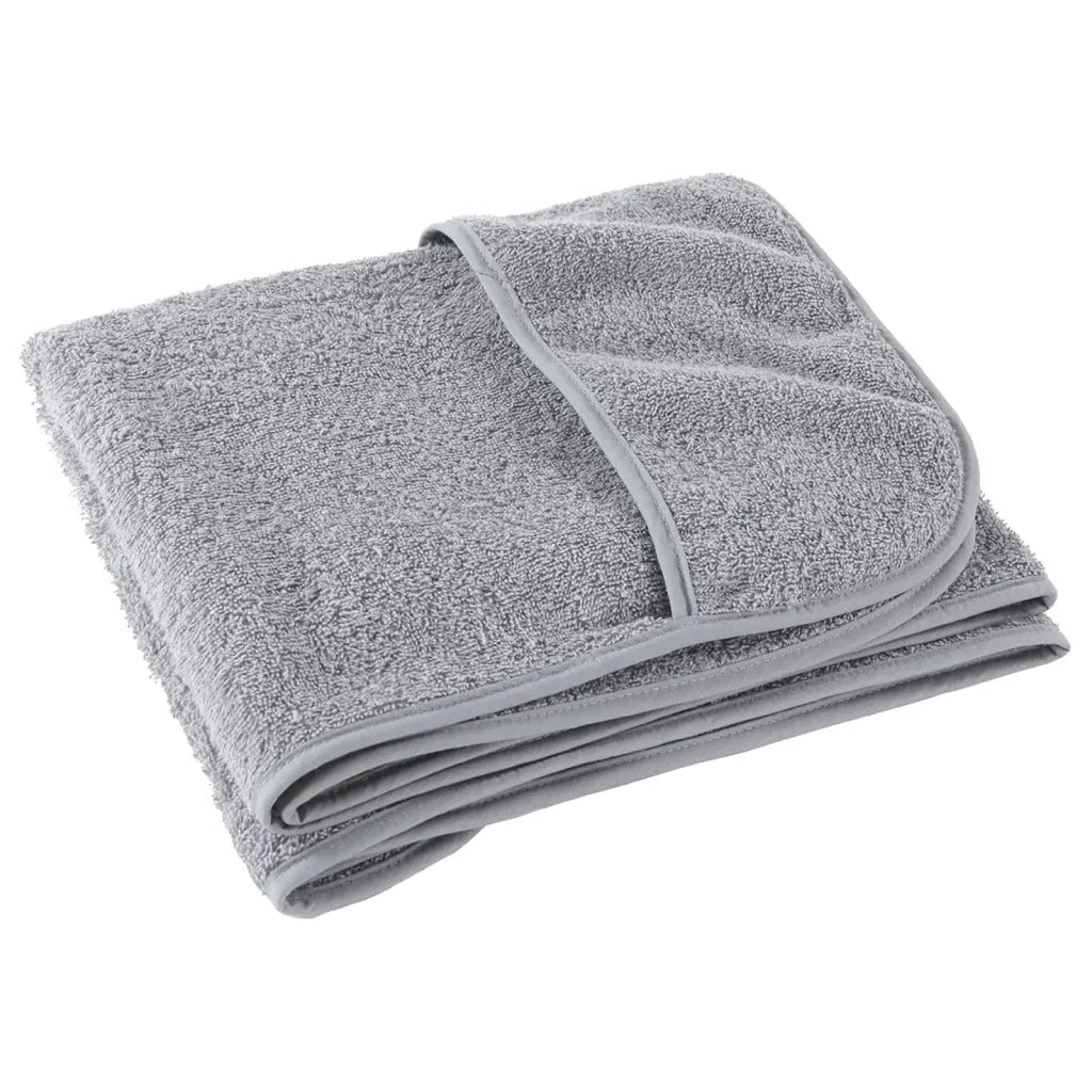 Asciugamani da Spiaggia 4 pz Grigi 60x135 cm in Tessuto 400 GSM CFW4485300