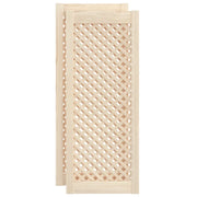 Ante con Design a Reticolo 2 pz 39,5x99 cm in Legno di Pino CFW9724158