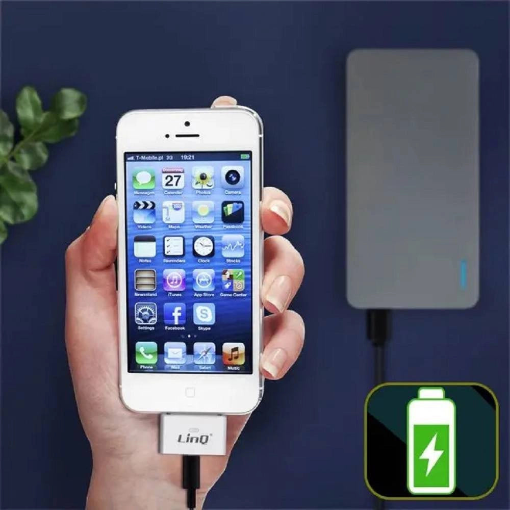 Trade Shop - Adattatore Di Ricarica Sincronizzazione Iphone Apple Da 30 Pin A Lightning Ip-7749 -