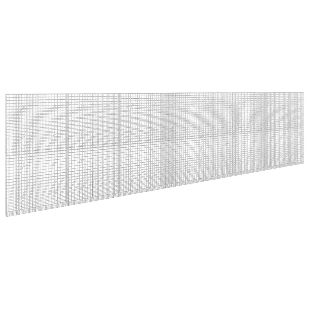 Gabione con filo da 5 mm e rete da 5x5 cm 750x20x200 cm 3464121
