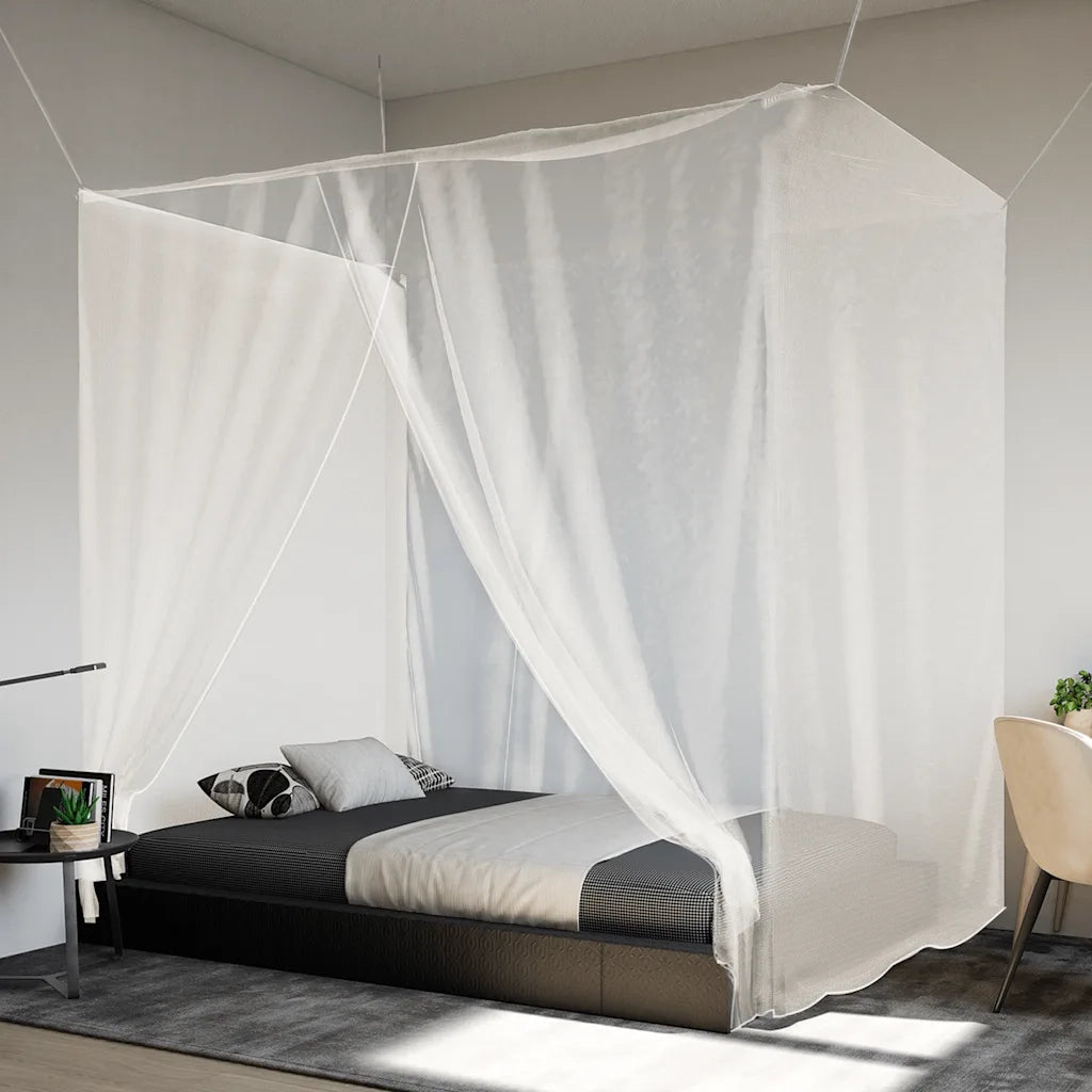 Zanzariera Sospesa 156 Rete Bianca 220x150x180 cm 4010055