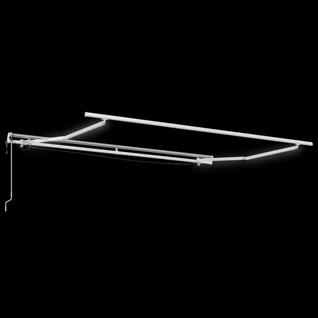 vidaXL Tenda Retrattile Automatica LED Antracite e Bianco 300x250 cm