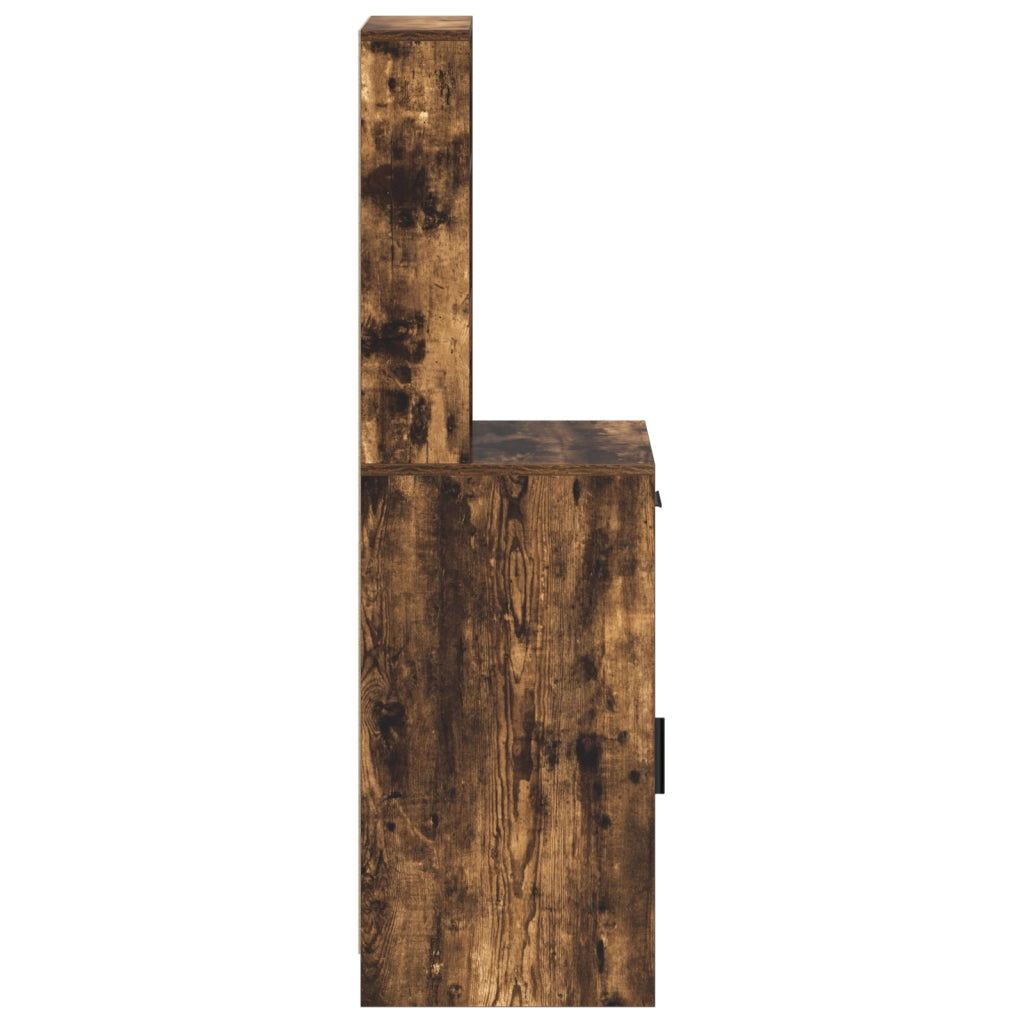 Mobile Alto in Rovere FumÃ¨, 40x41x135 cm, in Legno Ingegnerizzato