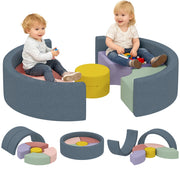 Set blocchi di gomma piuma per bambini ¨C zephmum ¨C 7 pezzi, lavabile, colori assortiti