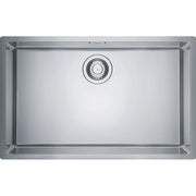 Franke 122.0525.280 lavello sottotop maris mrx 110-70 inox satinato, vasca quadra inox 74x44 cm