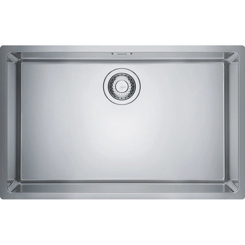 Franke 122.0525.280 lavello sottotop maris mrx 110-70 inox satinato, vasca quadra inox 74x44 cm