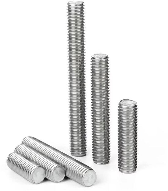 Viti a stella in acciaio inossidabile - M12x80mm - Ideali per la fissaggio - 2 pezzi - Adatti a diverse applicazioni