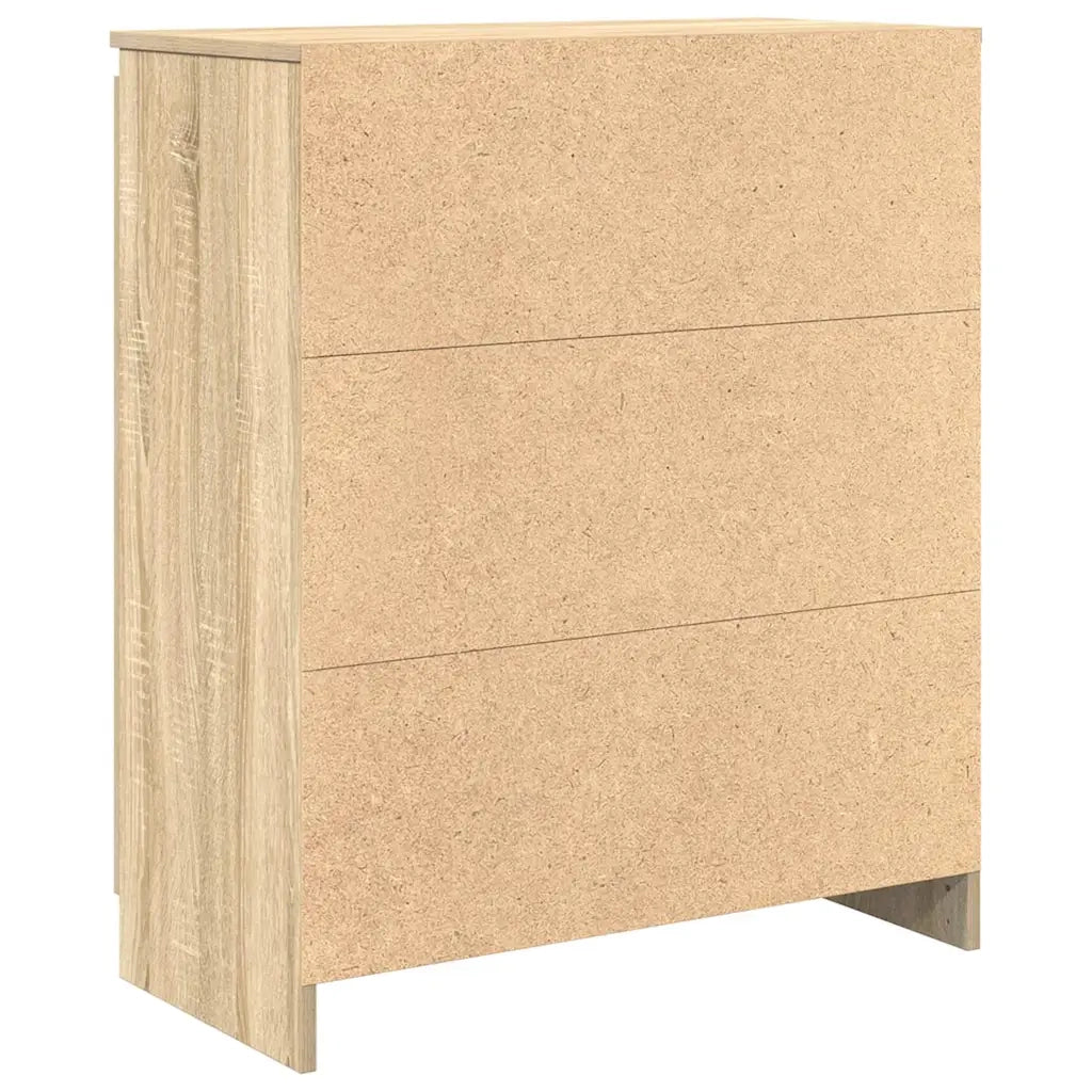 vidaXL Credenza con Cassetti Rovere Sonoma 71x35x84 cm in Truciolato