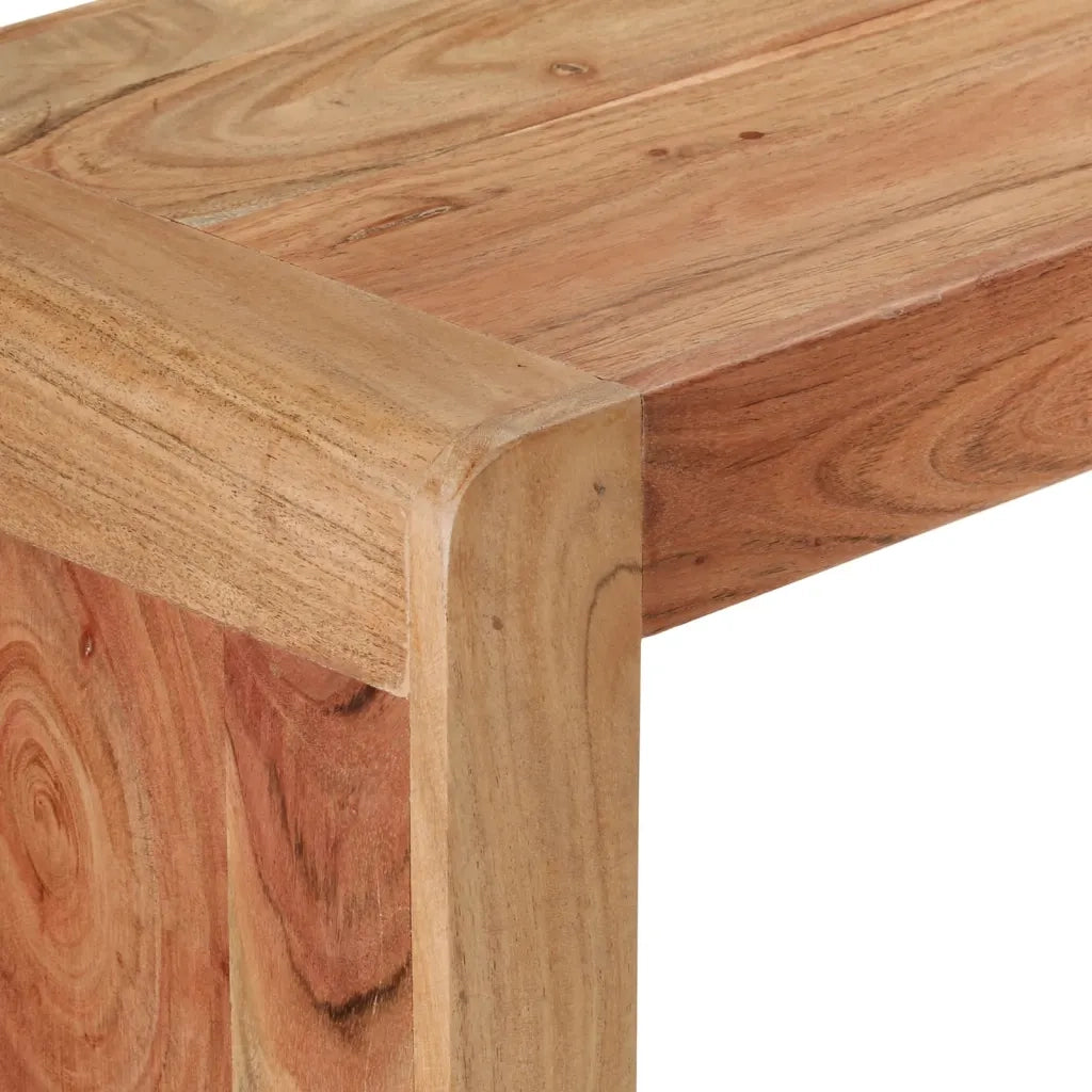 Tavolo Consolle 110x30x76 cm in Legno Massello di Acacia 351650