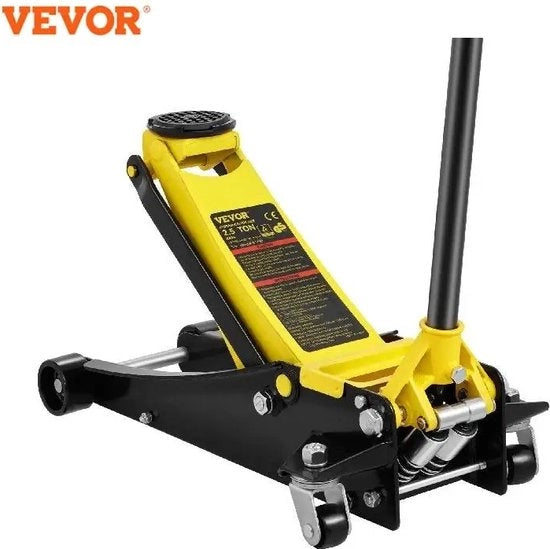 Cricotto Idraulico per Auto - 2,5 ton - Doppio Pistone - Profilo Basso - Acciaio