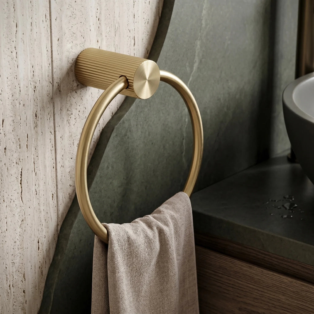 Appendino Da Bagno Ring 64106 Solo Brush Gold