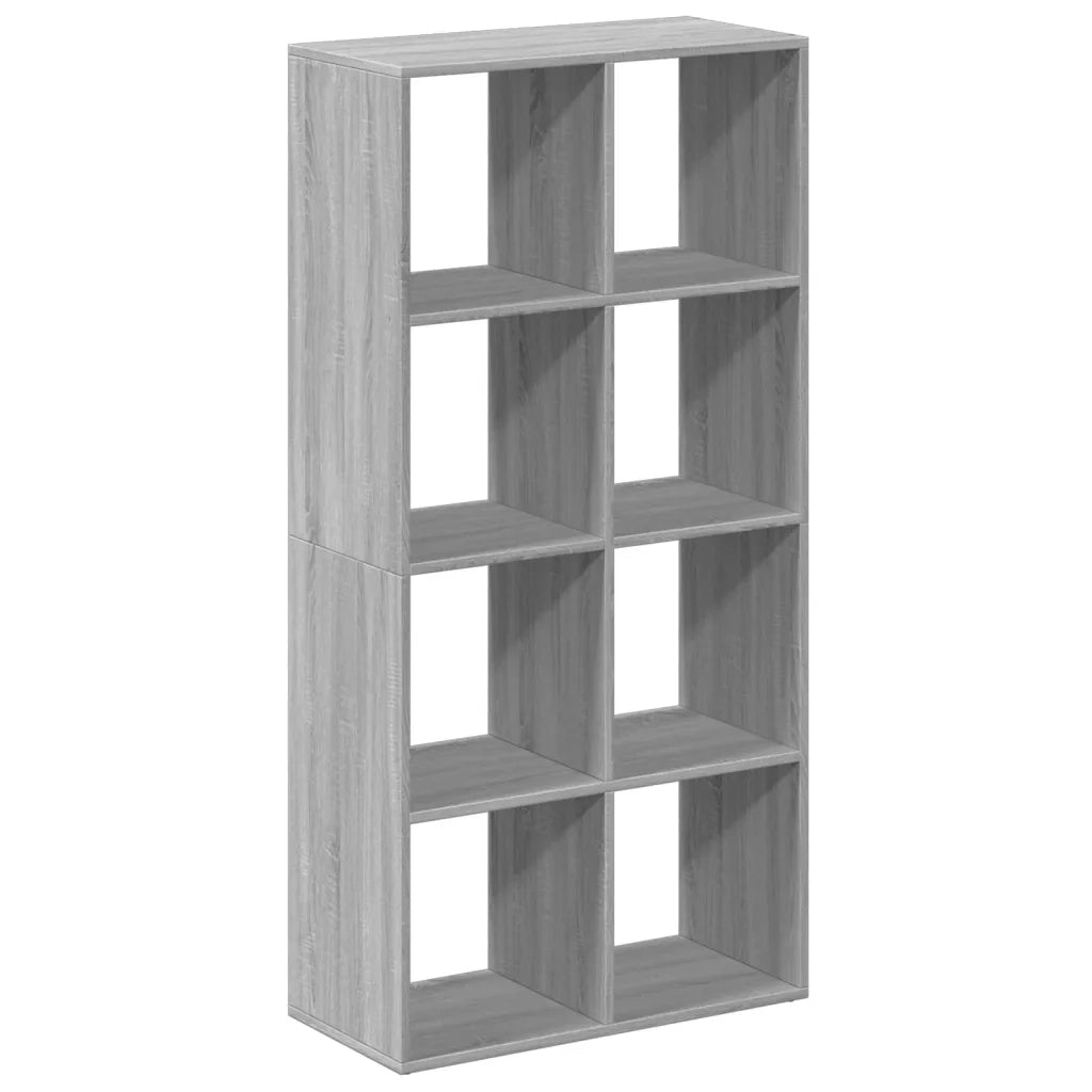 Libreria Divisorio Grigio Sonoma 69,5x29x137,5cm in Truciolato 858026