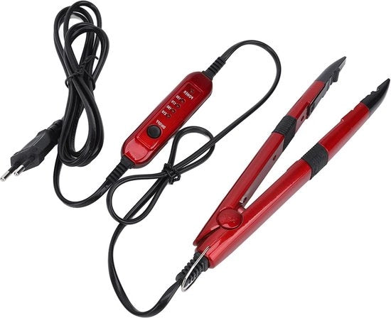 Kit di attrezzi per estensione dei capelli per attacco alla parete - Connettore per ferro da stiro con strumento a calore