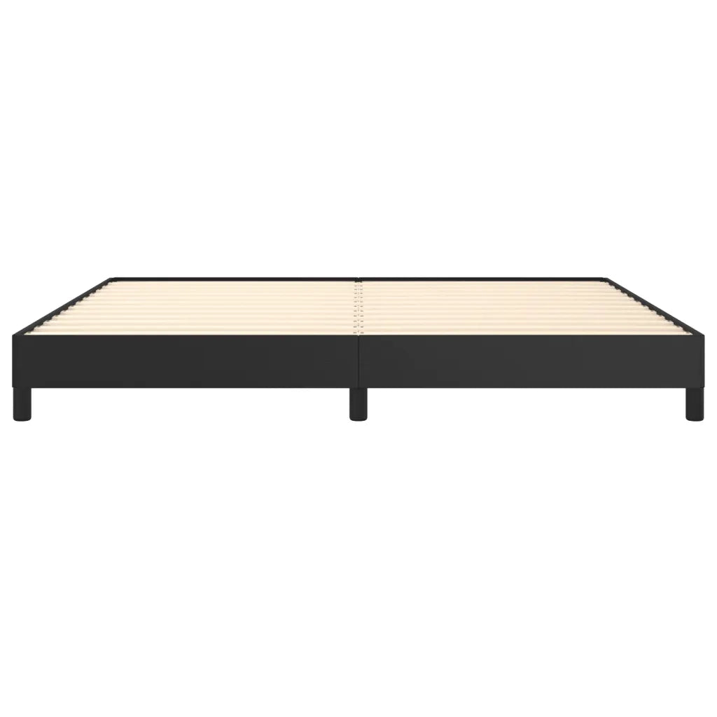 Giroletto-Struttura Letto Nero 200x200 cm in Similpelle 608241