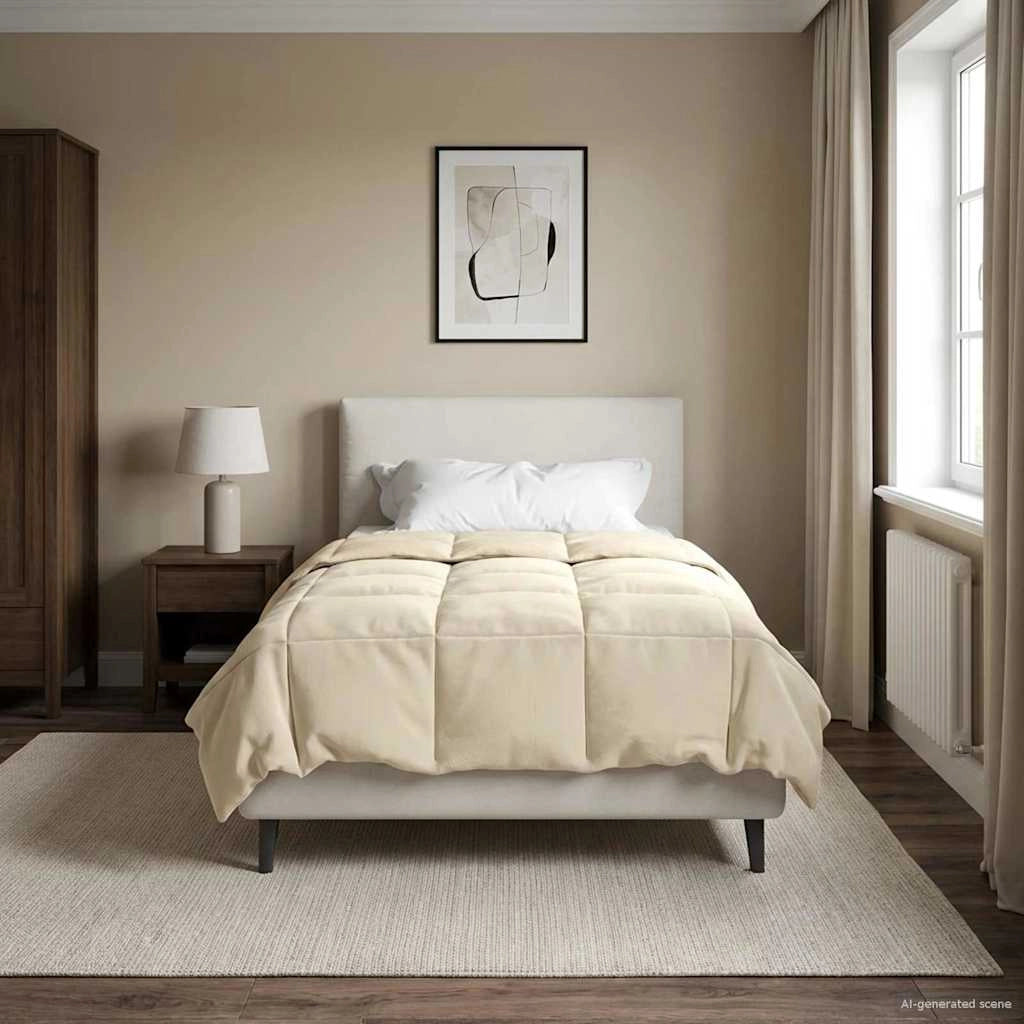 Piumone Completo Annuale 140 x 220 cm 4 stagioni Crema 42026067