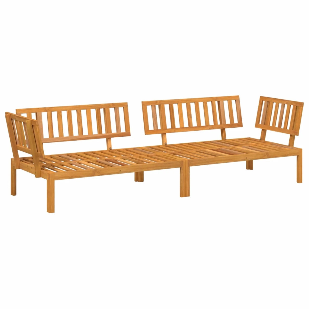 Set di divani con cuscino 2 pcs Talpa Legno di Acacia Massello 3418529