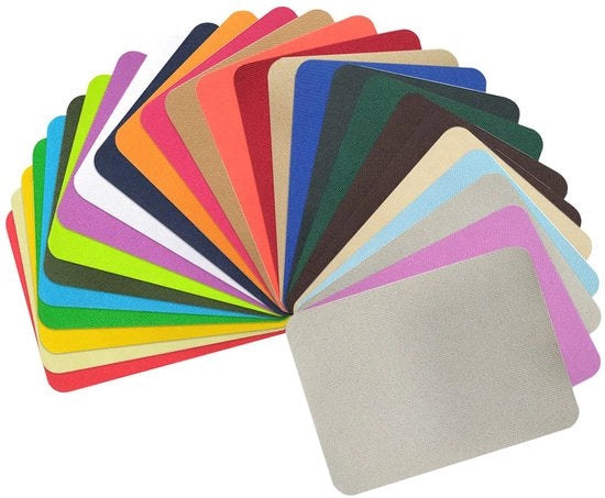 Pannelli di Riparazione Striscianti 26 Pezzi - Pannelli di Riparazione Quadrati - Pannelli Decorativi per Abbigliamento - Pannelli per Dona e Jack - Pannelli per Riparazione di Fori - 9,5 x 12,4 cm - Pannelli di Riparazione Striscianti