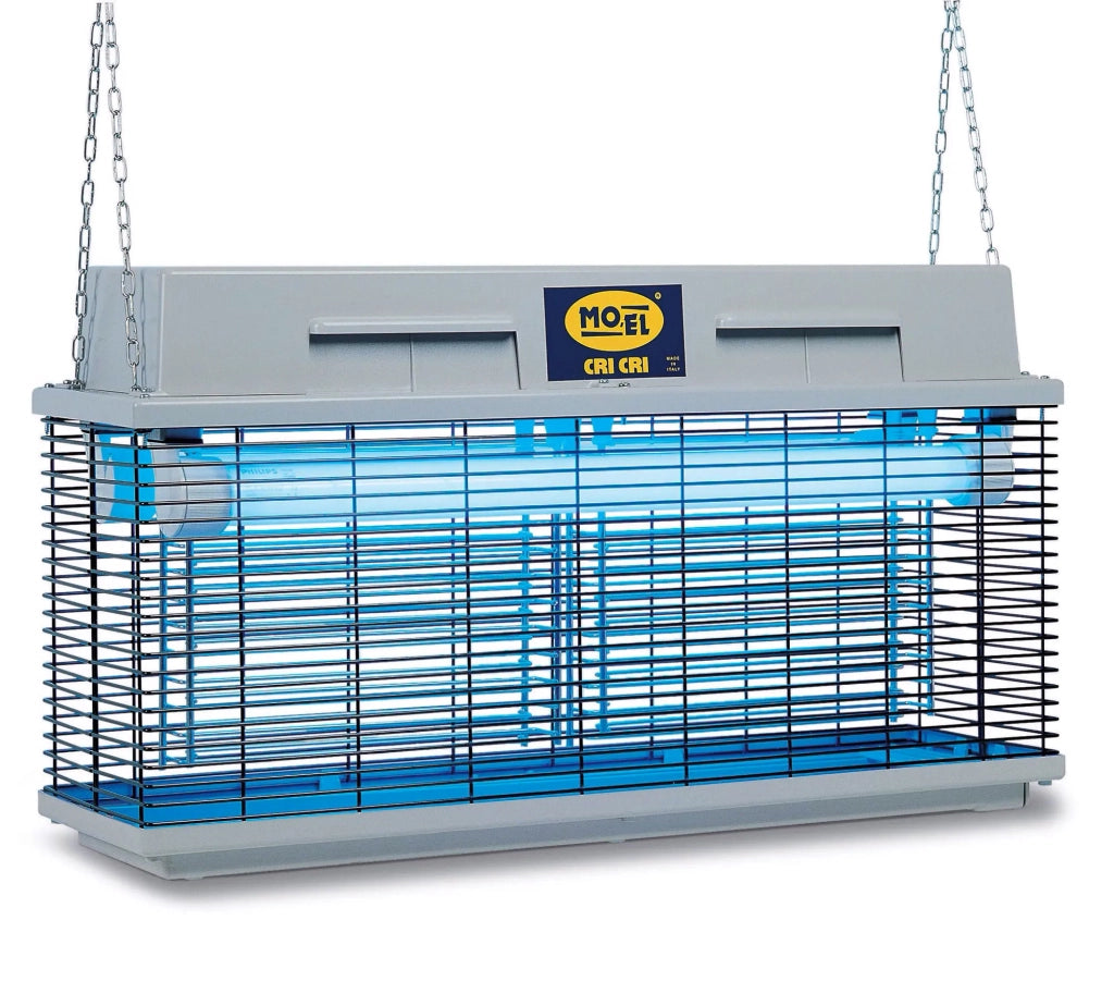 Zanzariera Elettrica 2 Lampade 80W Moel Cri-Cri 308A