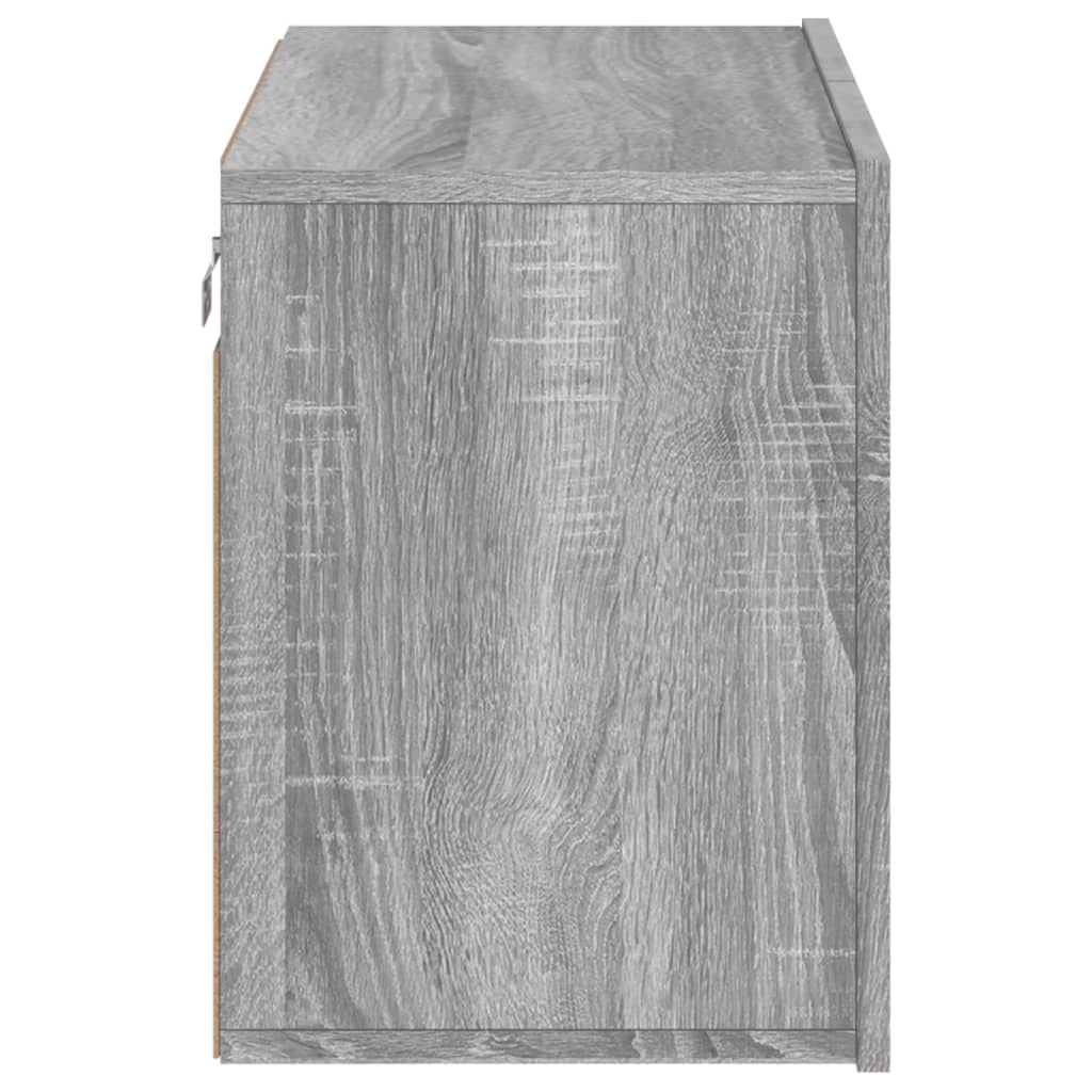 Mobile TV multimediale scaffale TV mobile TV credenza porta TV sala da pranzo soggiorno camera da letto a parete Sonoma 60 x 30 x 41 cm grigio 02_0028189