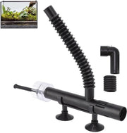 Skimmer per Acquario, Efficienza Elevata - Rilascia Proteine - Anti-Deposito - Disegno Galleggiante - Manico Flessibile - Migliora la Transparenza dell'Acqua - Filtro per Acquario