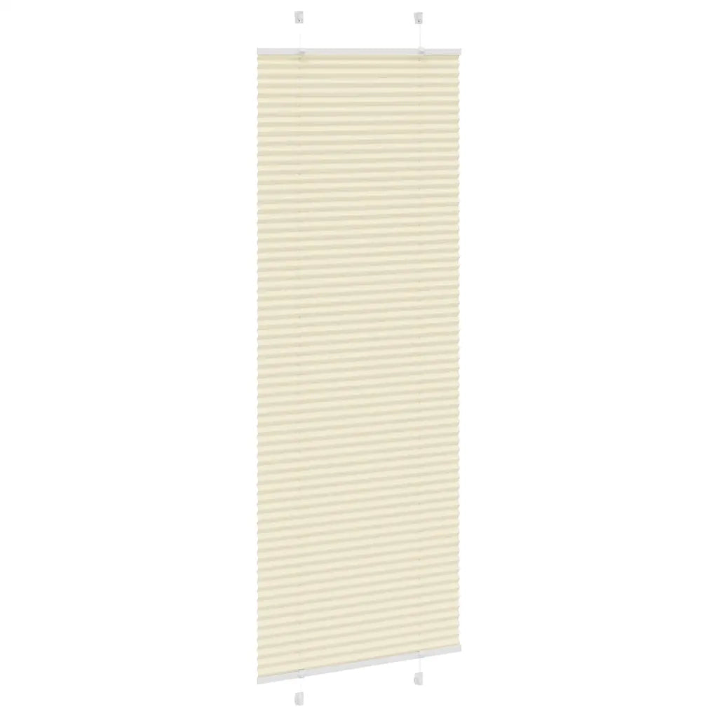 Tenda Plissettata | Tenda pliss¨¨ Crema 75x200 cm Larghezza Tessuto 74,4 cm
