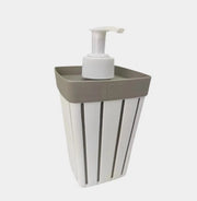 Portasapone Dispenser Sapone Bagno Doga Bianco 7,5 x 7,5 x 15,4 cm
