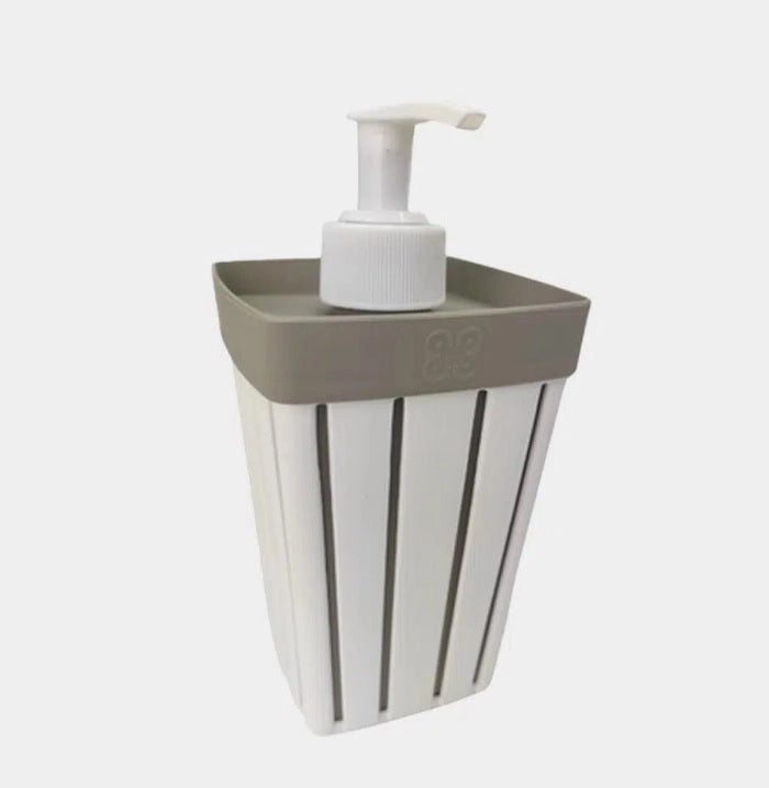 Portasapone Dispenser Sapone Bagno Doga Bianco 7,5 x 7,5 x 15,4 cm