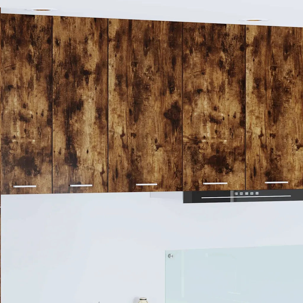 Armadio pensile Rovere Affumicato e Bianco 40 x 31 x 80 cm