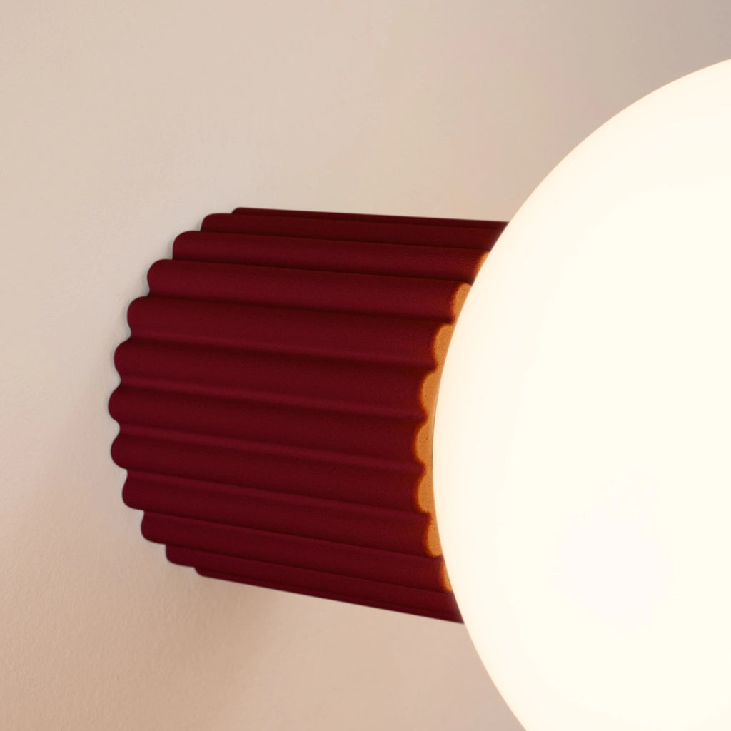 Applique moderna SFERA Pure Lume bordeaux globo IP44 G9