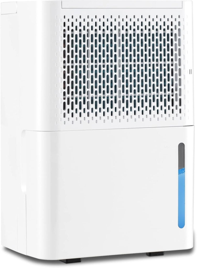 12L Deumidificatore per Casa, Silenzioso ed Efficiente con Modalità Continua/Asciugatura/Auto, Timer 24 Ore, Maniglia Portatile, Ideale per Cantine Bagno e Camere da Letto