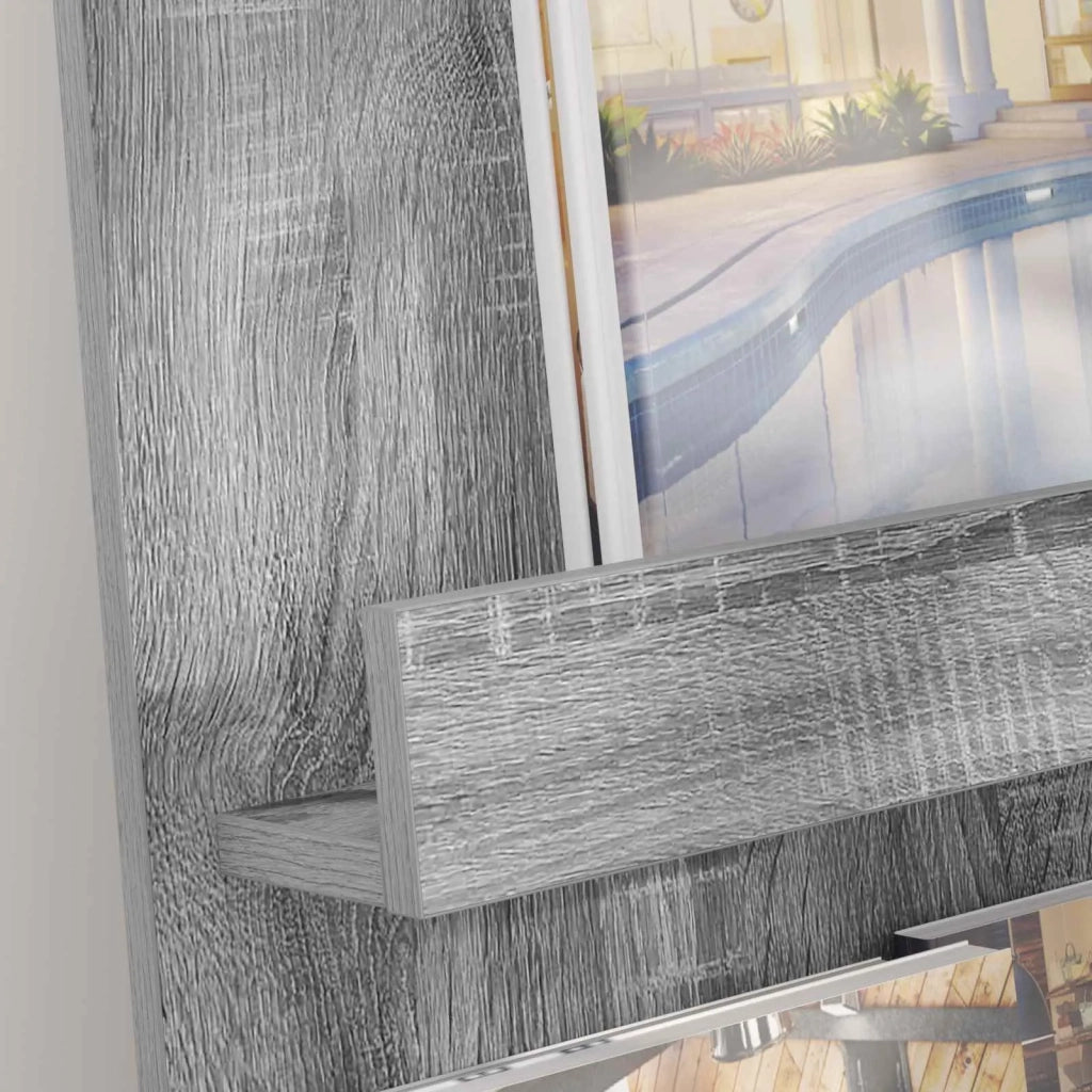 Scaffale per riviste Grigio Sonoma 43 x 11 x 102 cm CFW5595293