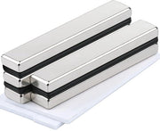 Magneti 60x10x5mm Autoadesivi Forti Magnetici Magnetici Extra Forti Adesivi Piani Magnetici Magnetici Quadrati Magnetici Grandi per Tavolo Magnetico Magnetici della Terra Rara 5 Pezzi