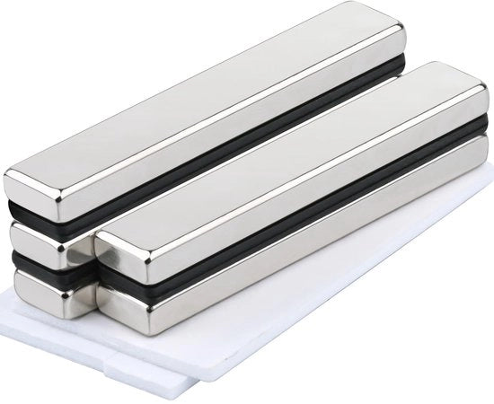 Magneti 60x10x5mm Autoadesivi Forti Magnetici Magnetici Extra Forti Adesivi Piani Magnetici Magnetici Quadrati Magnetici Grandi per Tavolo Magnetico Magnetici della Terra Rara 5 Pezzi