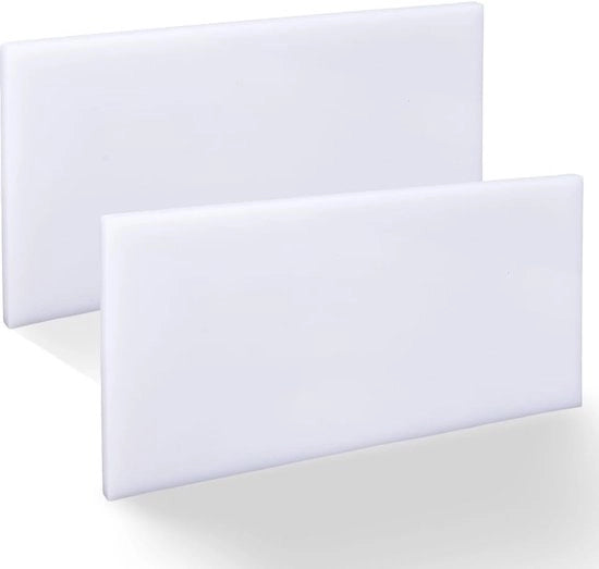 Pannelli di plastica 0,3" di spessore - Pannelli HDPE - Pannelli di plastica da contenitore - Materiali per fai da te - Artigianato - 2 pezzi - Velo di plastica