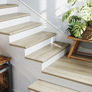 Set di 8 Profili Bunschoten Coprigradini Arrotondati in PVC 120 x 32 x 4,6 cm colore Tessuto Milan NEU.HOLZ